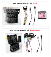 MEKEDE 9.7 pouces écran voiture 8core radio 4G LTE WiFi Android auto voiture-play GPS navigation 360 caméra pour Hover Haval H9 2015-2019