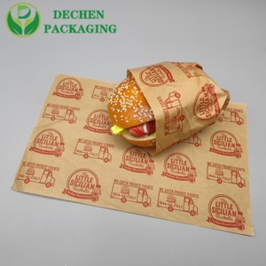 Papier sulfurisé ciré coloré de qualité alimentaire pour bacon, revêtu de PE, pour emballage de hot-dogs, sushis et gâteaux - Product Image 2