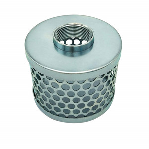 3 inch nữ ống chủ đề lỗ tròn mạ thép bể phốt bơm ống xả hút lọc - Product Image 3