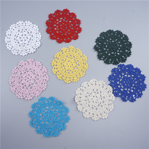 Manteles Individuales <span class=keywords><strong>de</strong></span> Navidad modernos, posavasos <span class=keywords><strong>de</strong></span> algodón <span class=keywords><strong>con</strong></span> encaje, tela <span class=keywords><strong>de</strong></span> ganchillo, <span class=keywords><strong>tapete</strong></span> <span class=keywords><strong>de</strong></span> <span class=keywords><strong>mesa</strong></span> redondo <span class=keywords><strong>de</strong></span> 20CM - Product Image 6