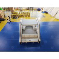 PVC en stock yacht gonflable ponton plat catamaran famille loisirs catamaran touristique gonflable maison bateau