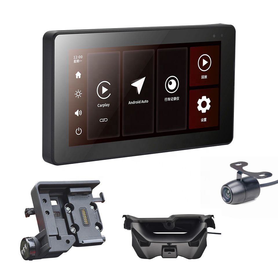 Écran + support + 1250GS avant et arrière CAM