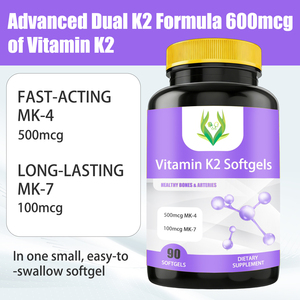 High Potency Vitamin K2 Softgels with MK-4 for Cognitive Support MK-7 Bone Health Softgels for Adults Healthcare <b>Supplement</b> - Product Image 5