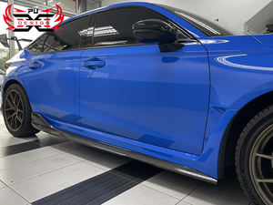 Faldones Laterales de Fibra de Carbono PU-Design para Honda Civic TypeR FL5, Estilo AD, Kit de Carrocería, Excelente Relación Calidad-Precio, Excepcional - Product Image 2