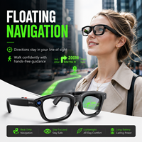 Lunettes Intelligentes IA AR AI-G3 : Dernière Génération, Navigation Flottante, Caméra 13MP 6 Axes en Première Personne, 8+64 Go, Traduction, Vlog Extérieur