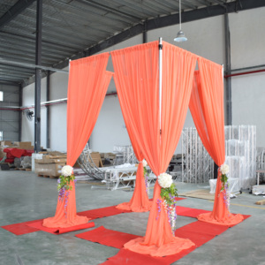 Portable adjustable aluminum <b>backdrop</b> <b>stand</b> used pipe and drape for event party - Product Image 6