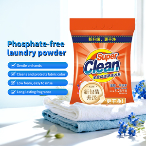 <span class=keywords><strong>Detergente</strong></span> en Polvo para Ropa OEM/ODM de Alta Eficiencia, Ecológico, con Fragancia Natural, Fórmula de Baja Espuma para una Limpieza Profunda - Product Image 2