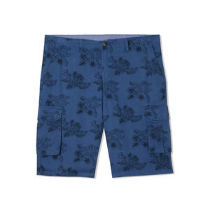 กางเกงขาสั้นคาร์โก้ผ้าฝ้ายลำลอง Coastal Breeze ออกแบบมาสำหรับผู้ชายสำหรับการผจญภัยในฤดูร้อน มีกระเป๋าใช้งานได้จริง แห้งเร็ว เป็นมิตรกับสิ่งแวดล้อม ใส่สบาย - Product Image 1