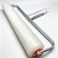 Çok Boyutlu Sivri Uçlu Hava Alma Rulosu, Çimento Kendinden Yayılan ve Epoksi Zeminde Baloncuk Giderme için Plastik İğneli Köpük Giderici Rulo