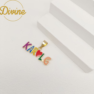 Colgante Chapado en oro de 14K <span class=keywords><strong>Manana</strong></span> Sera Bonito Hot Singer Karol G charm Punk Gothic Alloy regalo para fanáticos en forma de corazón Karol G collar - Product Image 6