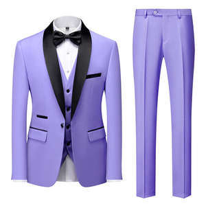 Nuevo Conjunto <span class=keywords><strong>de</strong></span> Traje Formal <span class=keywords><strong>de</strong></span> Tres Piezas para <span class=keywords><strong>Hombre</strong></span>, Talla Grande, Transpirable, Blazer, Chaleco y Pantalón, 100% Fibra <span class=keywords><strong>de</strong></span> Bambú, para Primavera y Bodas - Product Image 4
