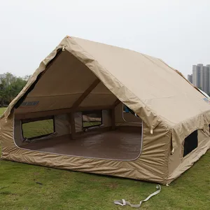 Schlussverkauf im freien verdickte regenfeste camping-ausrüstung camping luft aufblasbares zelt