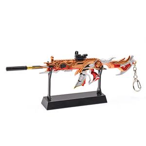 Hot Style Metal Game Gun modello M416 il più appassionato e sacro portachiavi staccabile in metallo personalizzabile modello giocattolo da collezione - Product Image 3
