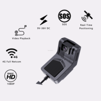 Cámara para Vehículo HST AT603 con 2 Cámaras, GPS, 4G LTE, GPRS, Montaje en Parabrisas, Antichoque, Advertencia de Exceso de Velocidad, Compatible con PC, 1 Año de Garantía