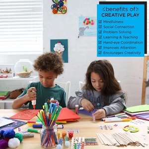 Custom DIY Ultimate <strong>Craft</strong> <strong>Box</strong> <strong>for</strong> <strong>Kids</strong> Rich Accessory Combinations-Art &amp; <strong>Craft</strong> Activities Set Including Creative Paste Toys - Product Image 6