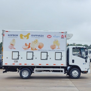 Venta Directa de Fábrica Nuevo Camión de Transporte de Pollos Vivos ISUZU Diésel Manual Euro 3 para Pollitos y Pollitos de un Día - Product Image 3