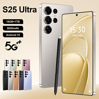 Smartphone Android S25 Ultra 5G pour le jeu, 16 Go + 1 To, 200 MP, grand écran 6,8'', batterie longue durée, double SIM 2026