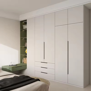 Armoire de rangement moderne autoportante personnalisée pour adultes, meuble multifonctionnel combiné pour <span class=keywords><strong>chambre</strong></span>, salle à manger et maison - Product Image 2