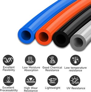 Tubi Flessibili ad Alta Pressione in Poliammide PA6 PA12 per Freni Pneumatici, Tubi dell'<span class=keywords><strong>Aria</strong></span>, Tubi dell'Acqua in PU, Linee del Carburante, Sistema Antinebbia e Irrigazione - Product Image 3