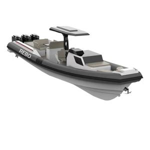 เรือยางแบบสูบลมได้สำหรับ39ft ซี่โครงอลูมิเนียมทรงลึกแบบหรูหราทรง V 1200 - Product Image 3