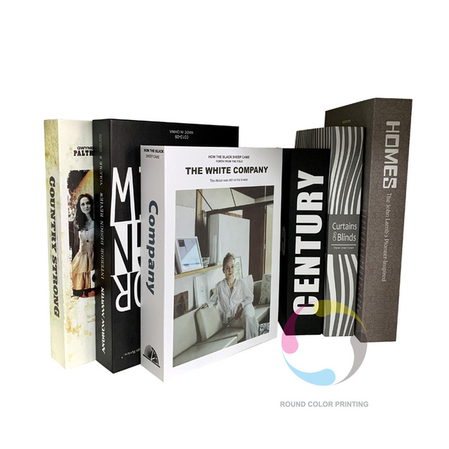 Custom Lightweight Decorative Hard Cover Binding Book Without Interior Pages Custom Logo