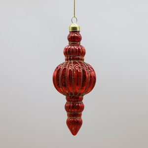 Colgante de Vidrio Navideño Hecho a Mano con Efecto de Plata Rota, Colores y Formas Personalizables, Decoración para Árbol de Navidad - Product Image 2