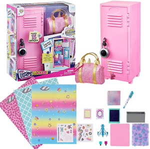 خزانة تخزين ألعاب فولاذية وردية بباب واحد صغيرة للأطفال كهدية - Product Image 2