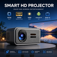 Intelligenter Android-Projektor Full HD 1080P WLAN 300 Zoll Großbildprojektor für Heimkino-Unterhaltung