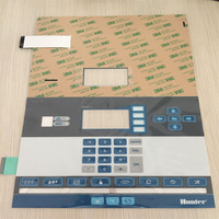 Clavier à membrane rétroéclairé avec boutons en relief en aluminium et plastique chinois, interrupteur à membrane, adhésif 3M467, IP67, contrôle industriel