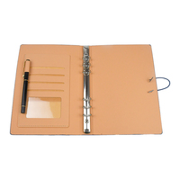 Promotion Carnet de notes personnalisé A5 en PU, carnet de notes en cuir PU avec stylo et bouteille d'eau dans un coffret cadeau