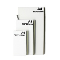 Qualisub Maßgefertigtes Modernes Handgemachtes PU-Leder A6 Notizbuch Neuartige Geschenke Sublimations-Journal Blanko für Personalisierte Schreibwaren