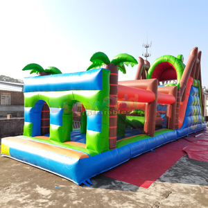 Commercial <b>Inflatable</b> Bouncy Castle Combo Bouncer Kids Jumping Bounce <b>House</b> Slide Play Structure Crocodile Obstacle Course - Product Image 3