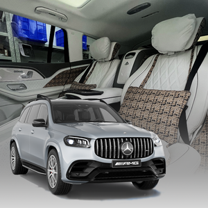 Aplicable al AMG GLS63 (X167) 2020, Paquete GLS600 Mejorado para 4 Pasajeros (Blanco Cristal/Gris Plata Perlado) - Product Image 1