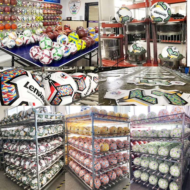Balón de fútbol de Unión térmica proporcionado a medida de fábrica, tamaño 4/5 entrenamiento/juego de fútbol, balón de fútbol de PVC/PU para interior y exterior