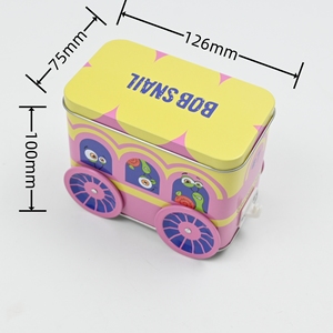 Nhà Máy Tùy Chỉnh Có Thể Tái Chế Tinplate Có Thể Cấp Thực Phẩm Lưu Trữ Kẹo Biscuit Sô Cô La Train Các Mặt Hàng Khác Trẻ Em Của Favourite - Product Image 6