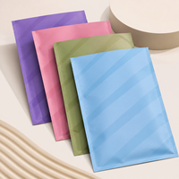 Sacs opaque personnalisés imprimés, pochettes à trois soudures latérales pour assortiments de fournitures artisanales, impression de logo graphique audacieux