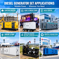 Générateur diesel Cummins CE 200 kW 250 kVA monté sur remorque pour alimentation de secours sur chantier, groupe électrogène mobile, livraison directe d'usine