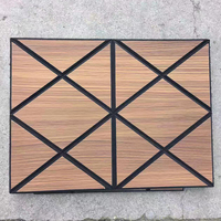 Panneaux acoustiques muraux en MDF pour intérieur/extérieur au design moderne avec absorption acoustique hautement efficace, imperméables pour appartements