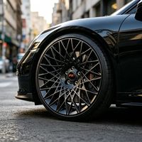 Jantes 5x120 5x114.3 5x100 15 16 17 18 19 20 pouces noires pour voitures particulières, jantes forgées pour Audi Mercedes Benz Maybach W124 BMW