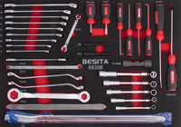 Coffret à outils et chariot à outils de réparation et d'entretien de moto de haute qualité, 148 pièces