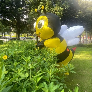 Costume d'<span class=keywords><strong>abeille</strong></span> <span class=keywords><strong>gonflable</strong></span> pour adulte, tenue de mascotte pour les fêtes et les festivals, costume de déguisement amusant - Product Image 4