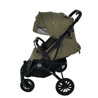 Poussette universelle pour bébé 0-36 mois, simple/double, avec barre de traction, dossier réglable mécaniquement, frein à un pied, capacité de charge 20 kg, en fer