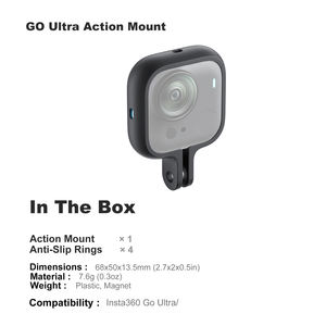 GO Ultra Action Mount สำหรับกล้อง Insta360 Go Ultra Design Pro แบบพกพา - Product Image 6