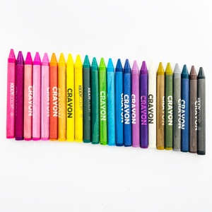 Promotional Custom Available Art Colorful Set 24 Pack Crayons for Children Kids <b>Drawing</b> - Product Image 2