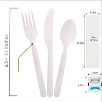 Ensemble de Couverts Jetables de Luxe Épais en Plastique Givré Couteau Fourchette Cuillère à Soupe Cuillère à Dîner Ouest Fourchette à Salade PP PS