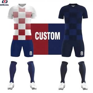 Eoc-frieddly Football Wear Camiseta de fútbol personalizada Kit de camisetas de fútbol de equipo <span class=keywords><strong>Footba</strong></span> de alta calidad barata - Product Image 1