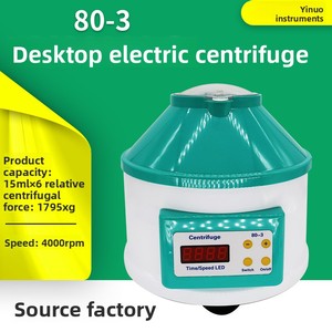 <span class=keywords><strong>Centrifugeuse</strong></span> électrique de bureau personnalisée 80-3 pour usage <span class=keywords><strong>scientifique</strong></span> et de recherche biologique, 8 kg, fabriquée à Changzhou, Jiangsu - Product Image 2