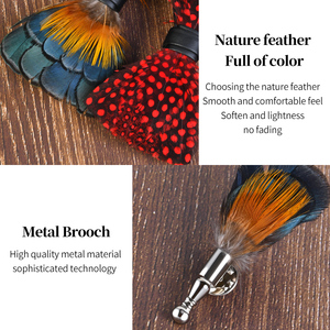 Mới Nhất Thiết Kế Kinh Doanh Người Đàn Ông Lông Tự Nhiên <span class=keywords><strong>Pre</strong></span> <span class=keywords><strong>Bow</strong></span> <span class=keywords><strong>Tie</strong></span> Và Brooch Pin Đảng Bowtie Cho Người Đàn Ông - Product Image 3