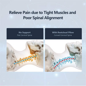 Oreiller de traction cervicale correcteur de courbure de la colonne vertébrale pour soulager la douleur relaxant le cou et les épaules - Product Image 5