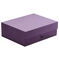 Boîte cadeau magnétique en carton avec tiroir coulissant, impression personnalisée de votre design, avec logo personnalisé